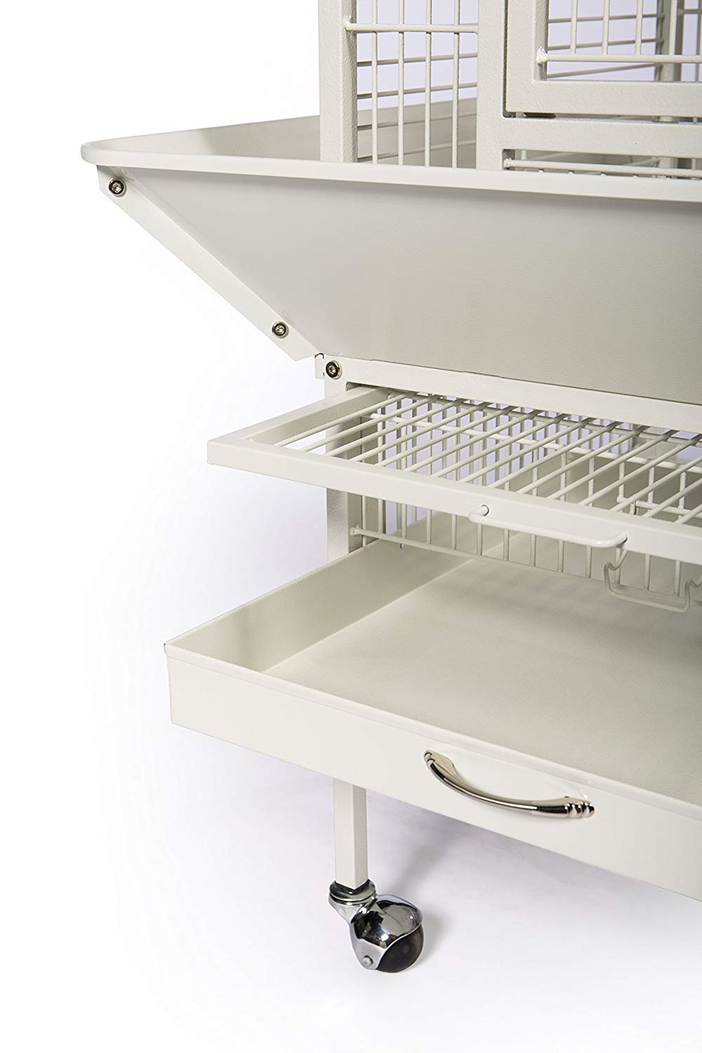 Prevue Pet Products Wrought Iron Select Bird Cage Black Hammertone 3151BLK