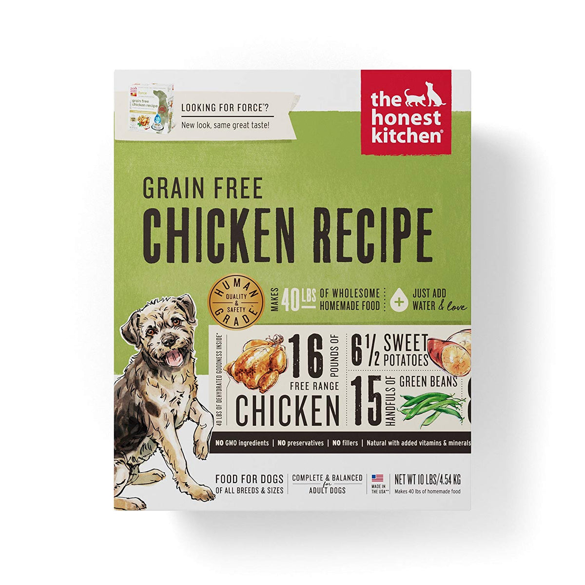 The Honest Kitchen Human Grade Dehydrated Grain Free Dog Food