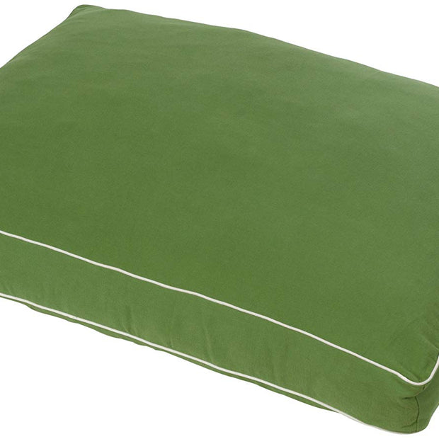 Chien devenu intelligent grand grand lit rectangulaire de chien rectangulaire avec tuyauterie blanche