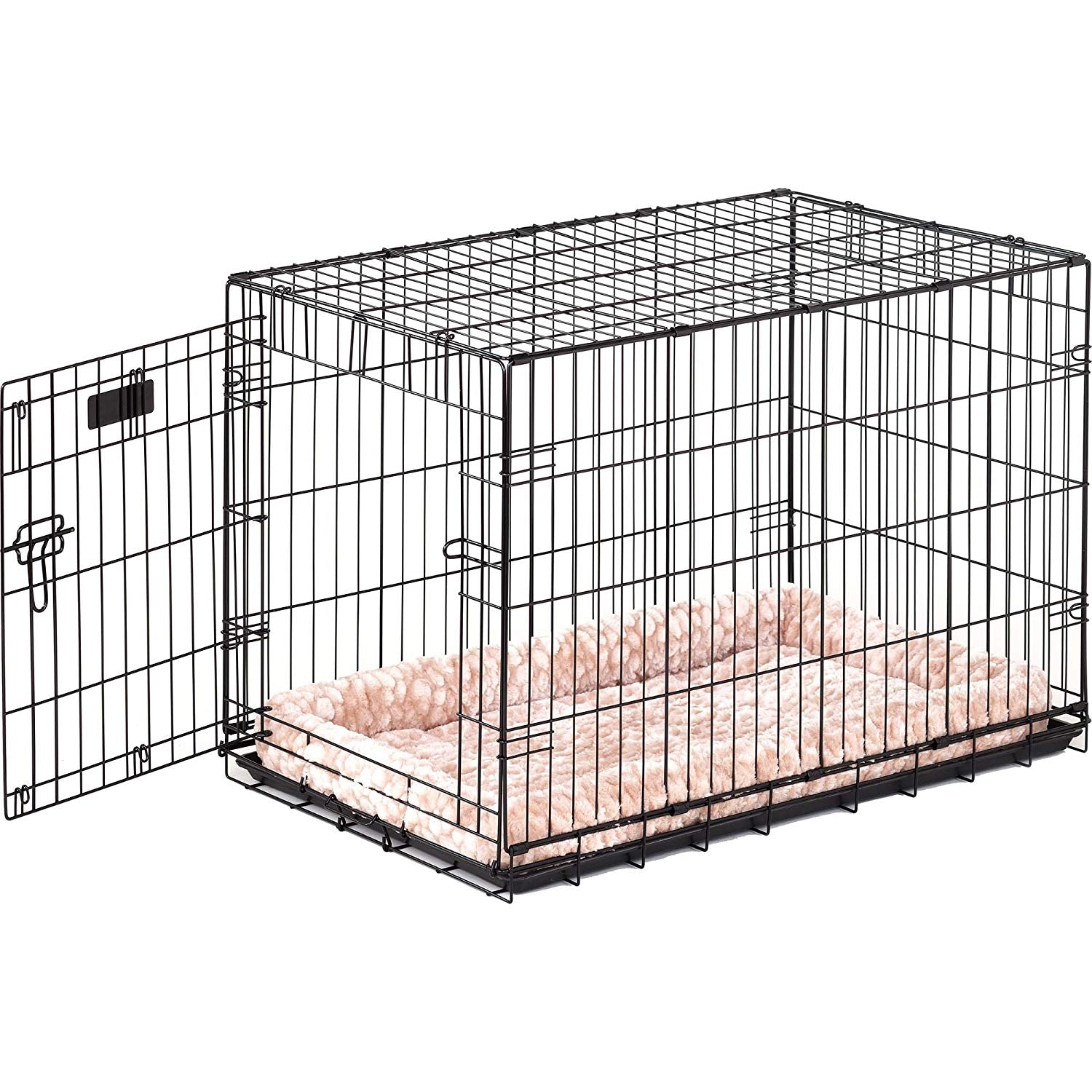 ProValu Single-Door Dog Crate in Black