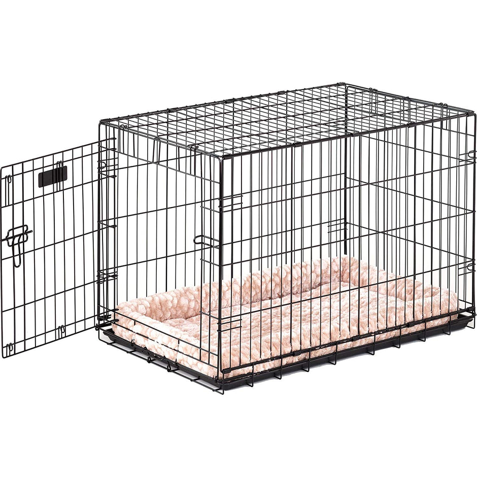 ProValu Single-Door Dog Crate in Black