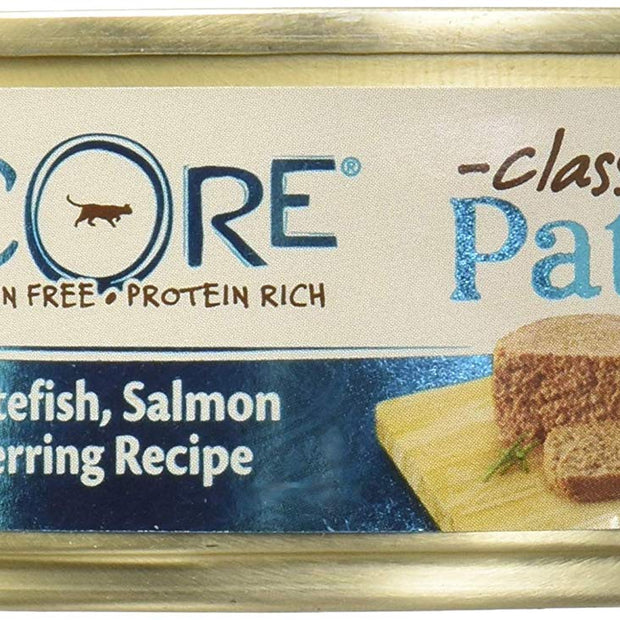 Wellness Core Natural Grain Free Wet en conserve Cat Alite de chat Whitefish, saumon et hareng