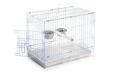 Prevue Hendryx Travel Bird Cage 1305 White, 20-Inch by 12-1/2-Inch by 15-1/2-Inch