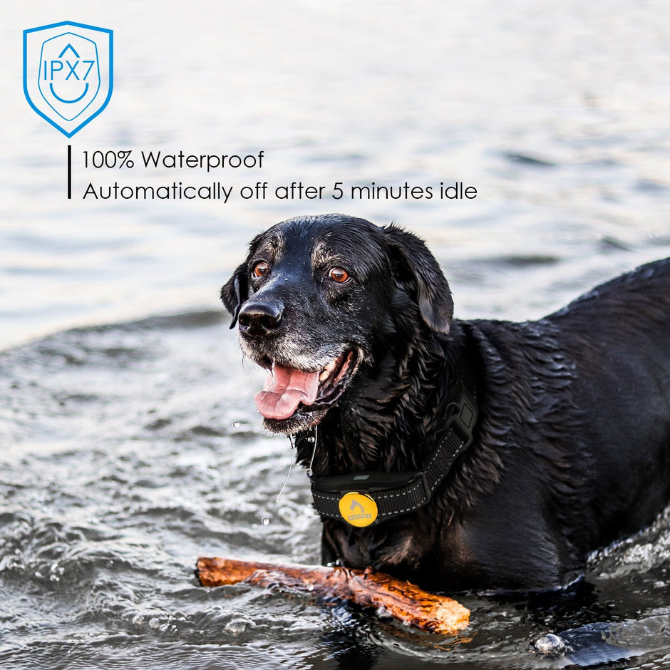 Dog Training Collar, Rechargeable & Waterproof, Blind Operation with Anti-stuck Button Remote 330yd Range, Dog Shock Collar with Beep, Vibration and Shock Mode for Small Medium Large Dog, 10-88lbs