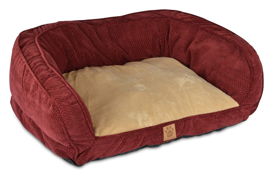 Précision Pet Daydremer Gusset Couch, 35 par 27 par 11 pouces, Bourgogne