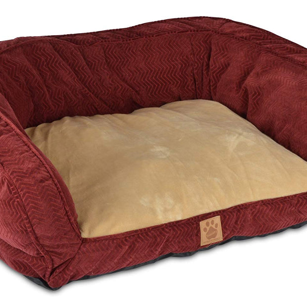 Precision Pet Daydreamer Gusset Couch, 35 by 27 by 11-Inch, Burgundy