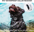 Wireless Dog Fence, Pet Containment System, Up to 1640 Feet Control Range, Waterproof, Adjustable & Rechargeable 2-in-1 Set, Outdoor Electric Fence for Dogs