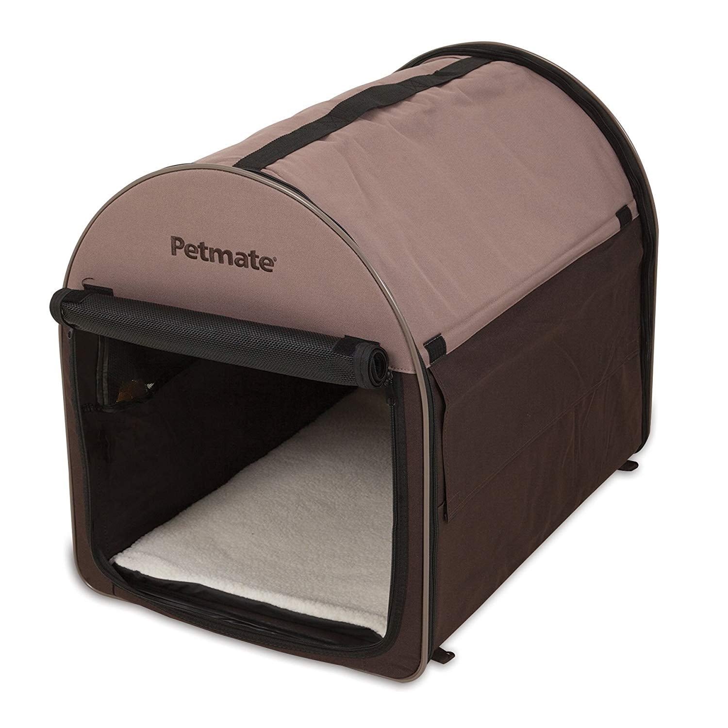 Petmate Portable Pet Home, Dark Taupe/Coffee Grounds Brown