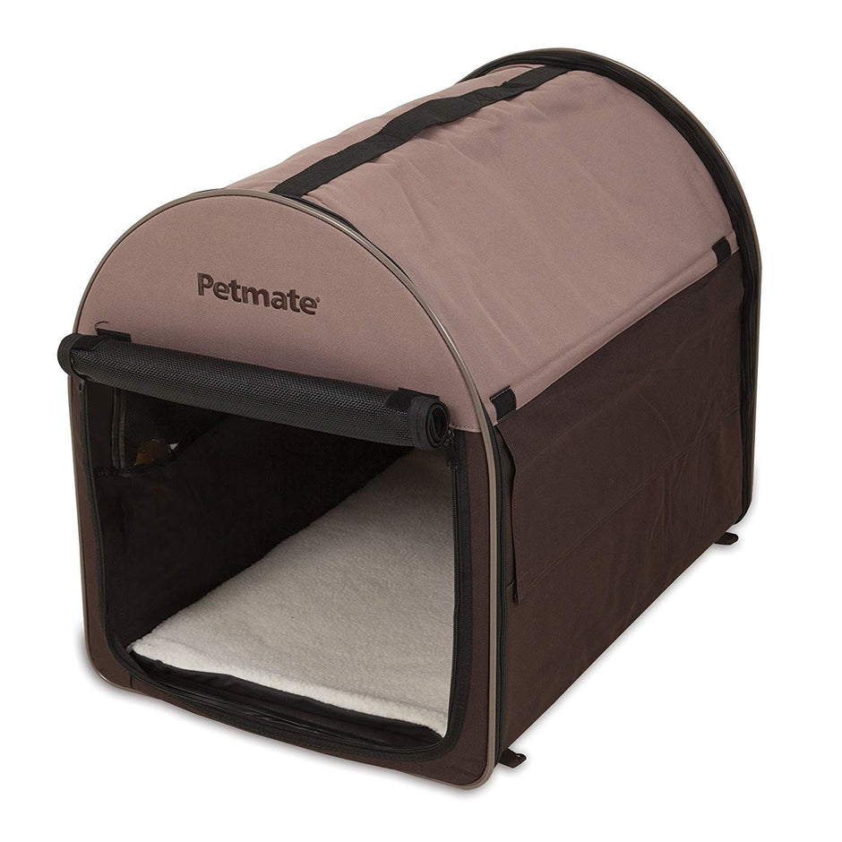 Petmate Portable Pet Home, Dark Taupe/Coffee Grounds Brown