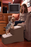 Pet Gear Easy Step II Pet Stairs, 2 Step for Cats/Dogs up to 150 Pounds, Portable, Removable Washable Carpet Tread