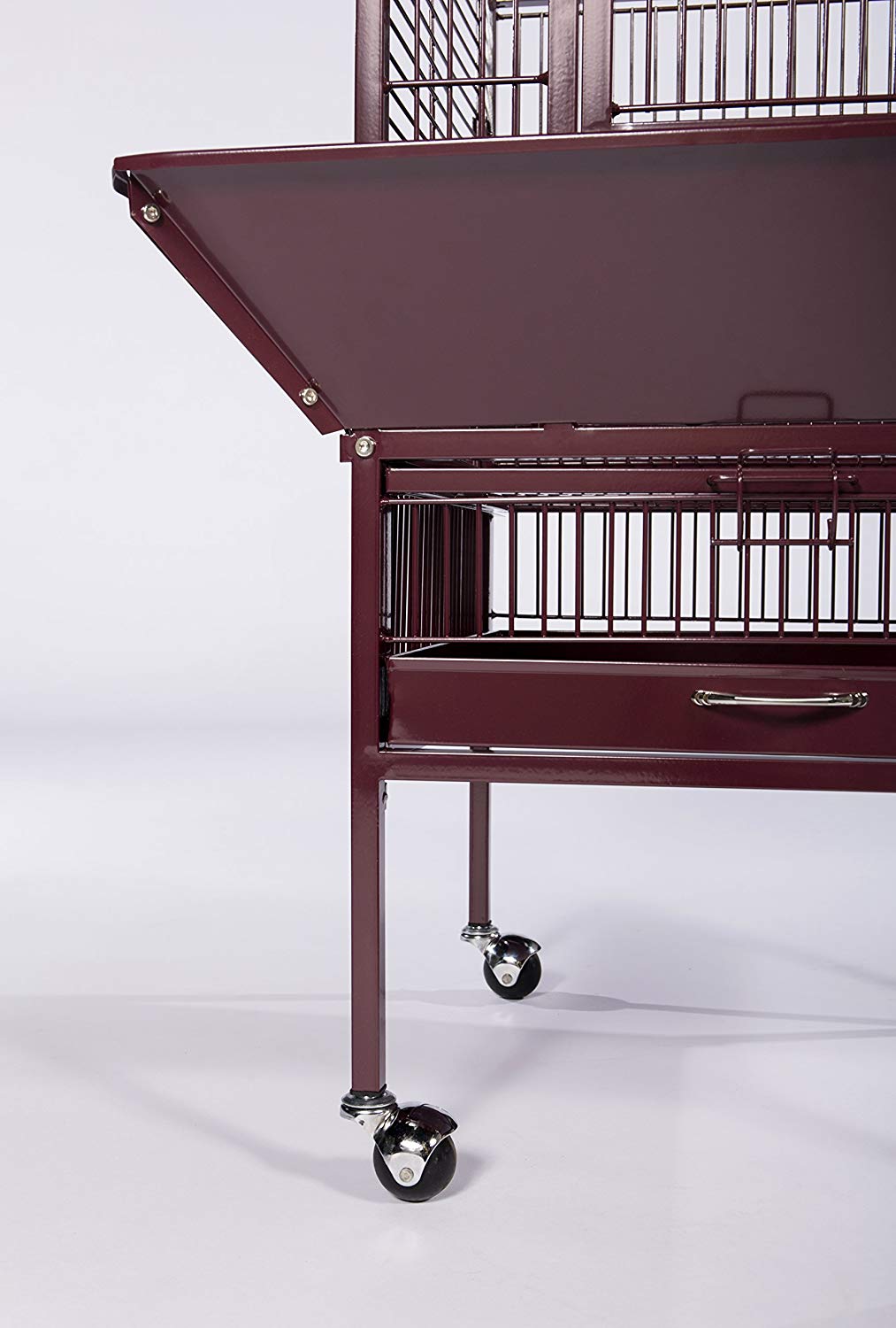 Prevue Pet Products Wrought Iron Select Bird Cage Black Hammertone 3151BLK