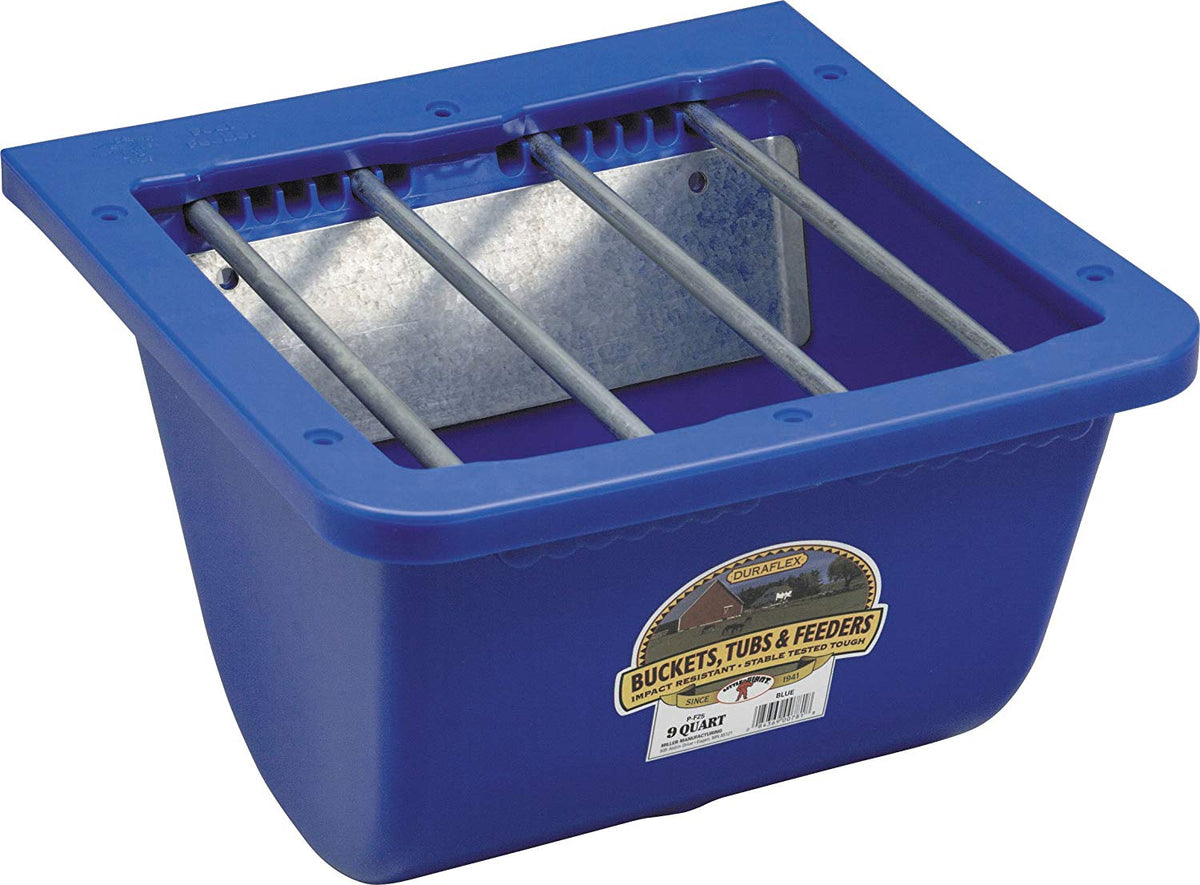 LITTLE GIANT PF25 Foal Feeder, 9 Quart, Blue