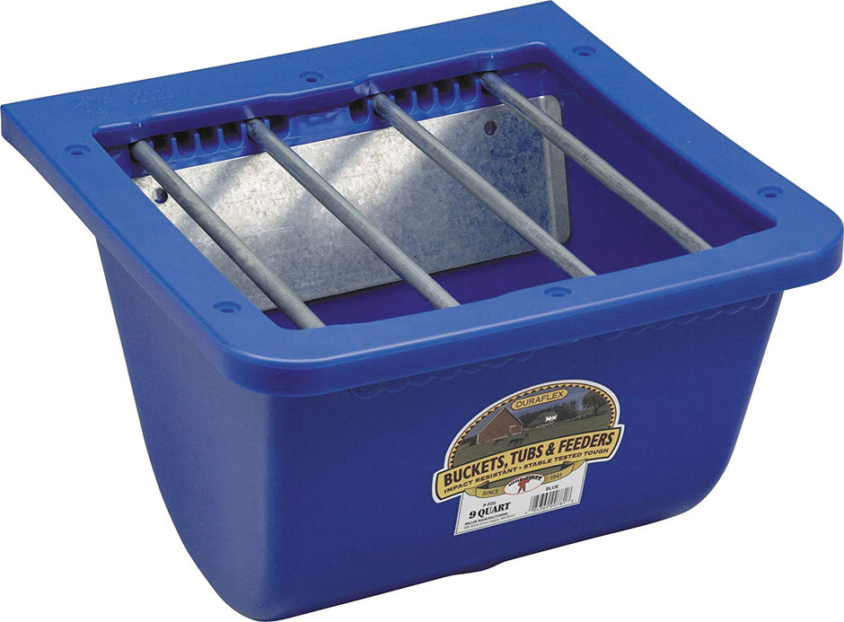 LITTLE GIANT PF25 Foal Feeder, 9 Quart, Blue