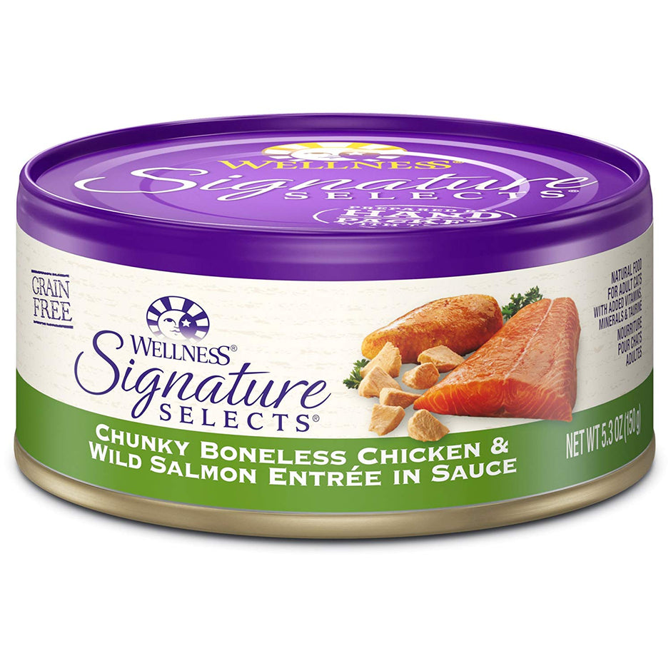 Wellness Signature Selects Natural Canned Grain Free Wet Cat Food
