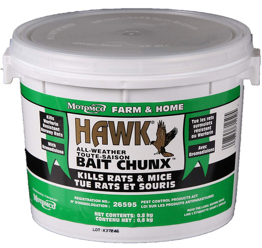 Hawk Bait Chunks KILLS RATS AND MICE 0.8kg