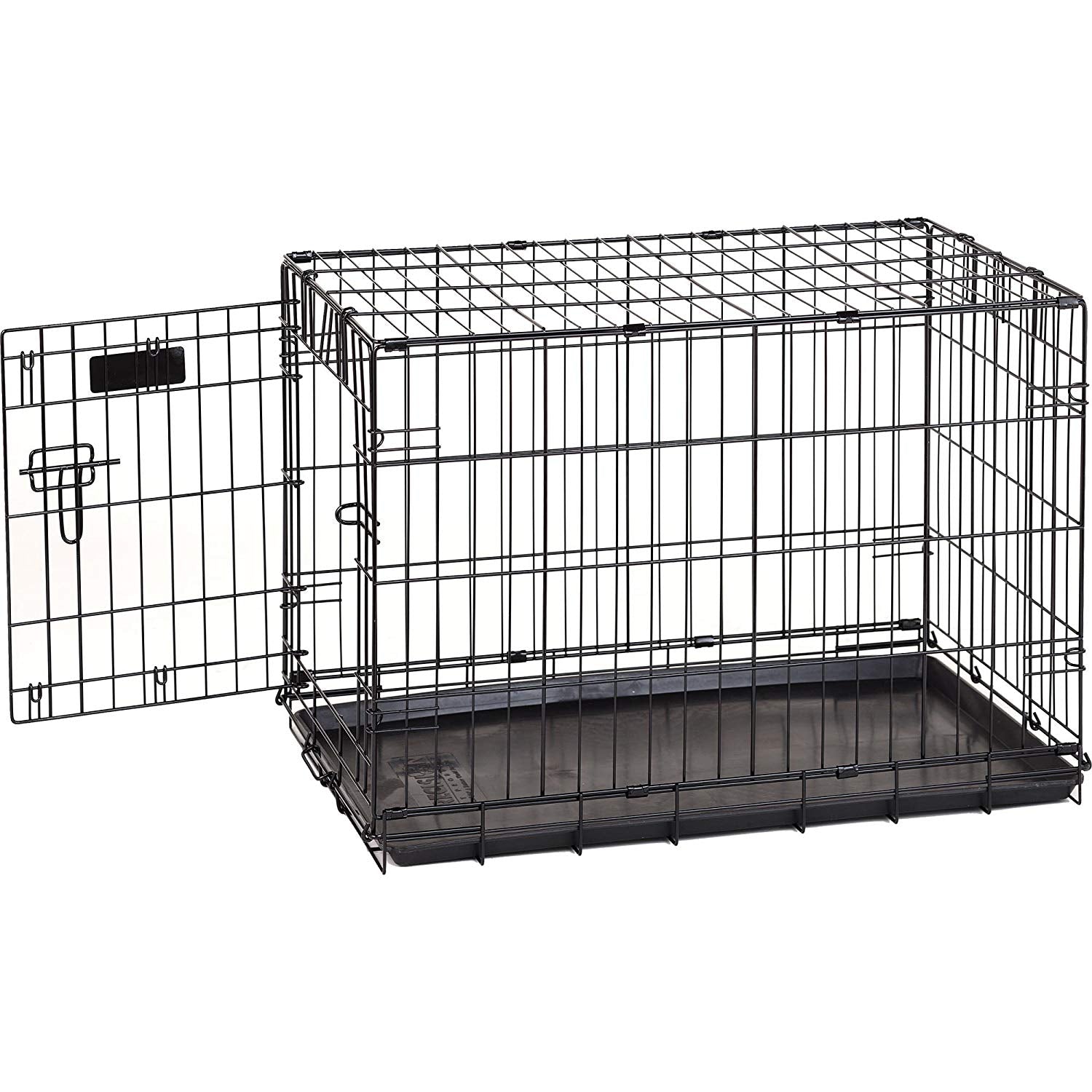 ProValu Single-Door Dog Crate in Black