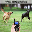 PETDIARY Remote Dog Static Shock Training Collar 1970Ft Long Range with Beep/Light/Vibration/Static Shock, Waterproof, Rechargeable, Dogs 10Lbs to 100Lbs with Neck Sizes of 8.5-25 inches