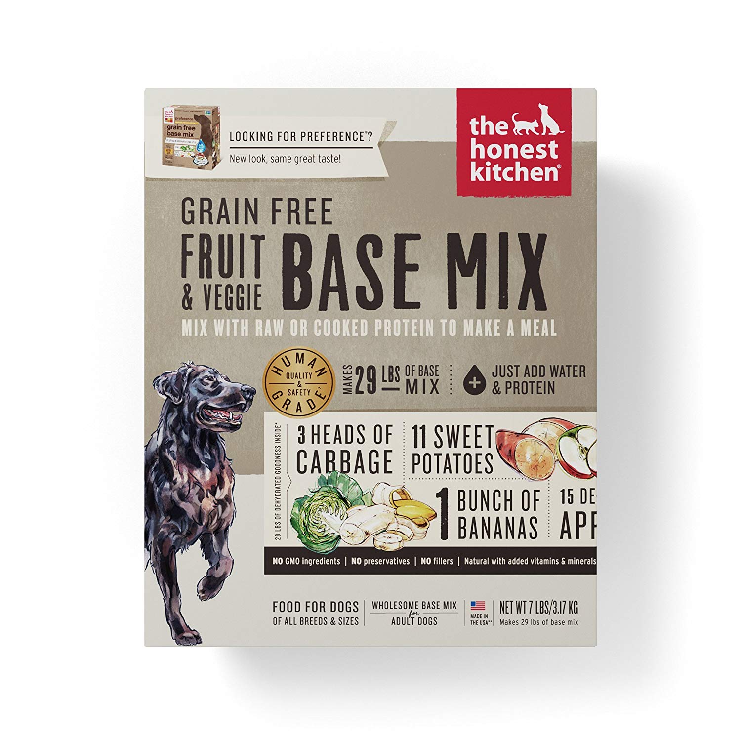 The Honest Kitchen Human Grade Dehydrated Grain Free Base Mix Dog Food
