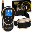 Remote Dog Training Collar, Large Clear LCD Screen, Bark & Behavior Control Device PL-774, Waterproof, Rechargeable, 2625 Ft Long Range, Beep / Light / Vibration / Shock Modes to Train Your Pet Safely