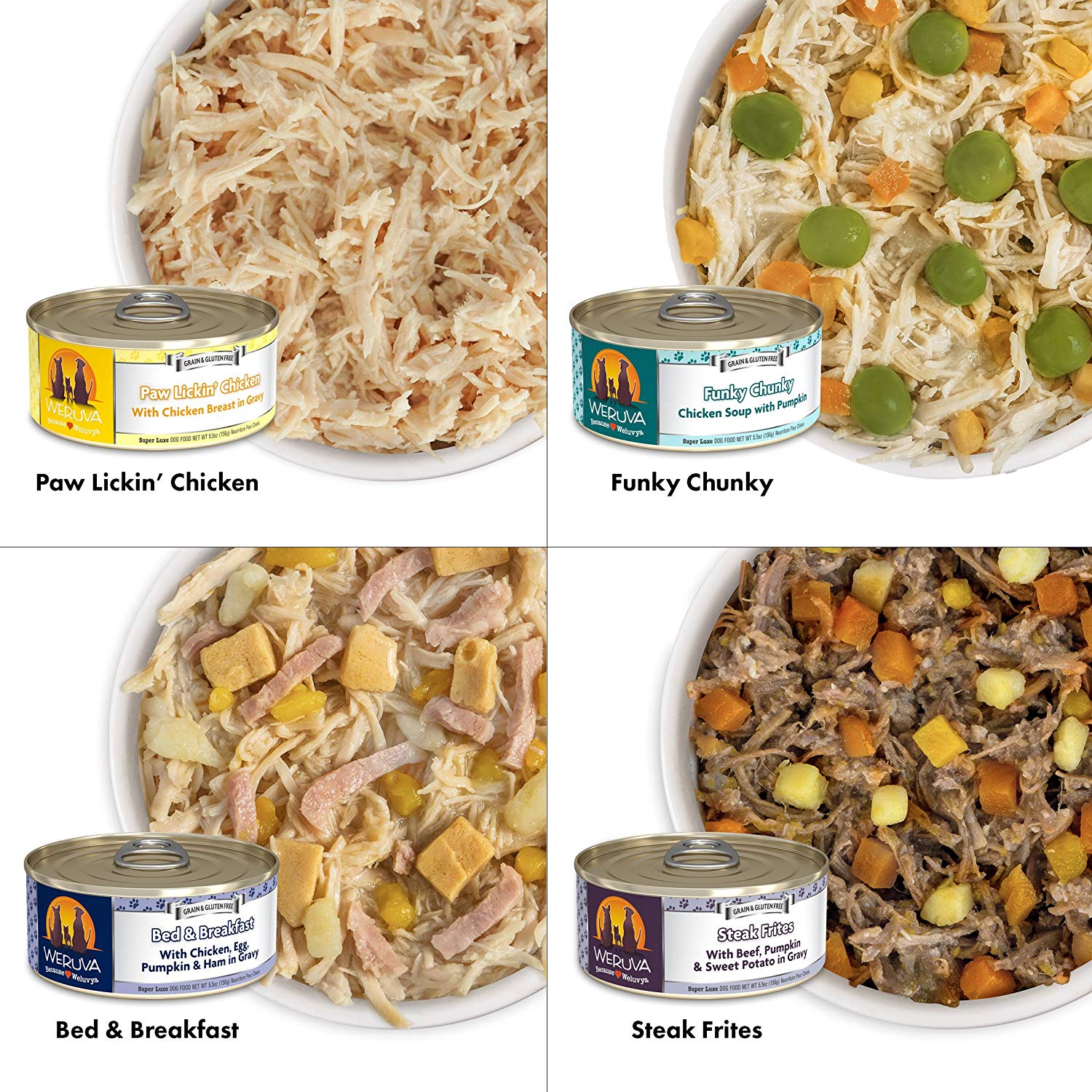 Weruva Grain-free Canned Wet Dog Food