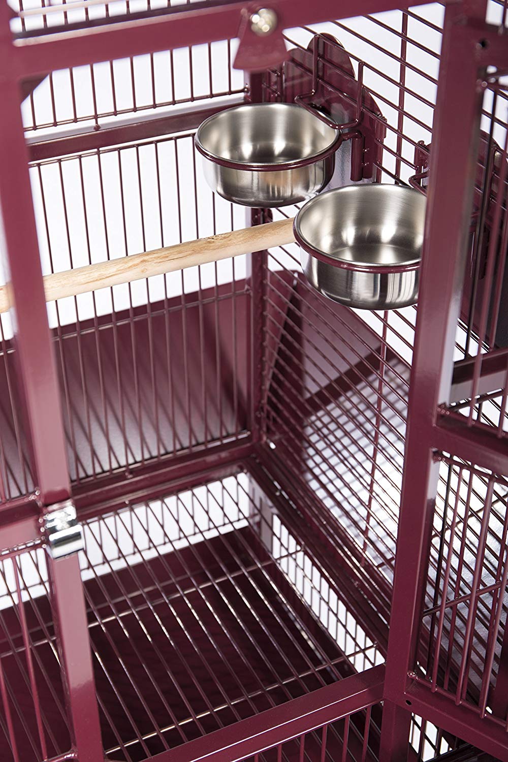 Prevue Pet Products Wrought Iron Select Bird Cage Black Hammertone 3151BLK