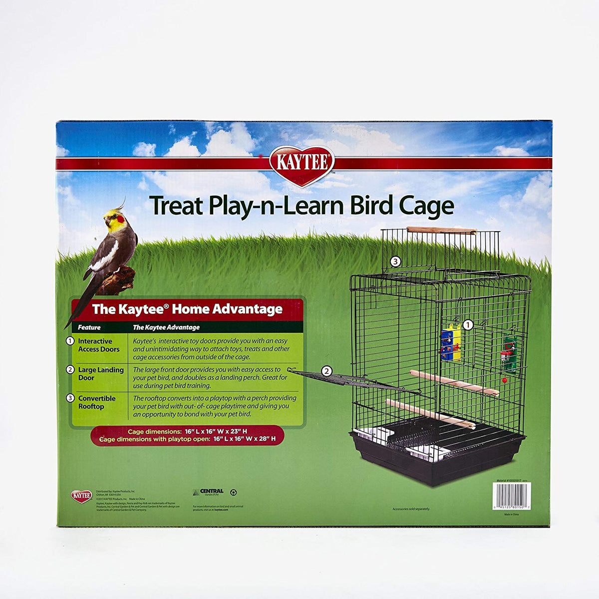 Superpet (Pets International) BSR100505916 2-pack Treat Play-n-Learn Cassada Cage