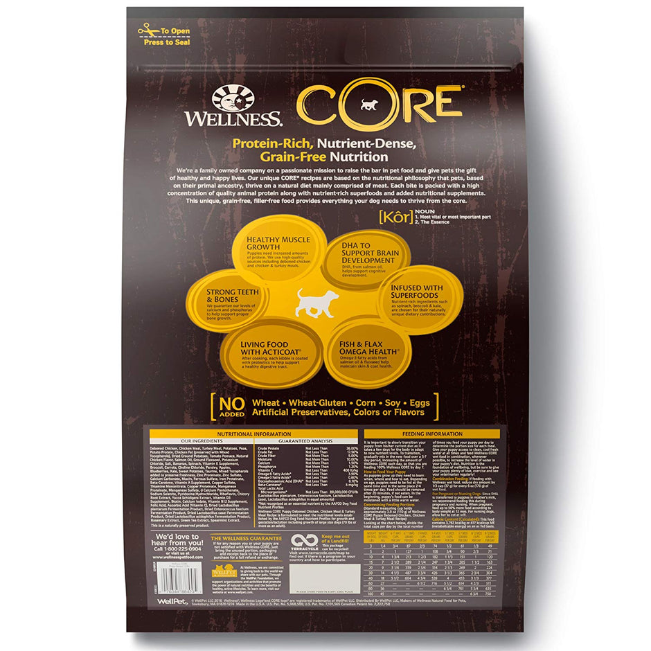 Wellness Core Dog Puppy Formula 26 Lb