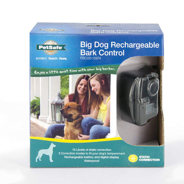 Collier de contrôle d'écorce rechargeable de Petsafe, étanche, réduisez les aboiements