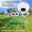 Wireless Dog Fence, Pet Containment System, Up to 1640 Feet Control Range, Waterproof, Adjustable & Rechargeable 2-in-1 Set, Outdoor Electric Fence for Dogs