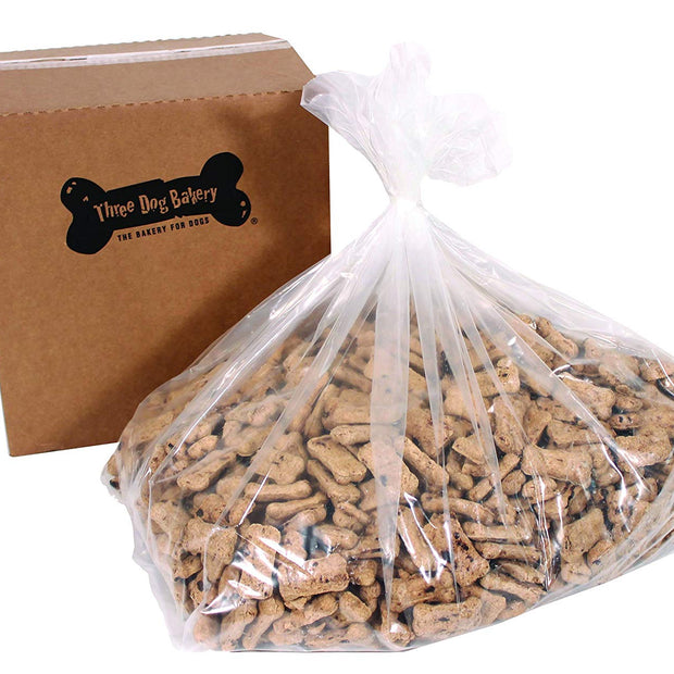 Three Dog Food Bakery 015101 Rollover Rewards Food For Pets, Peanut Butter, 20-Pound