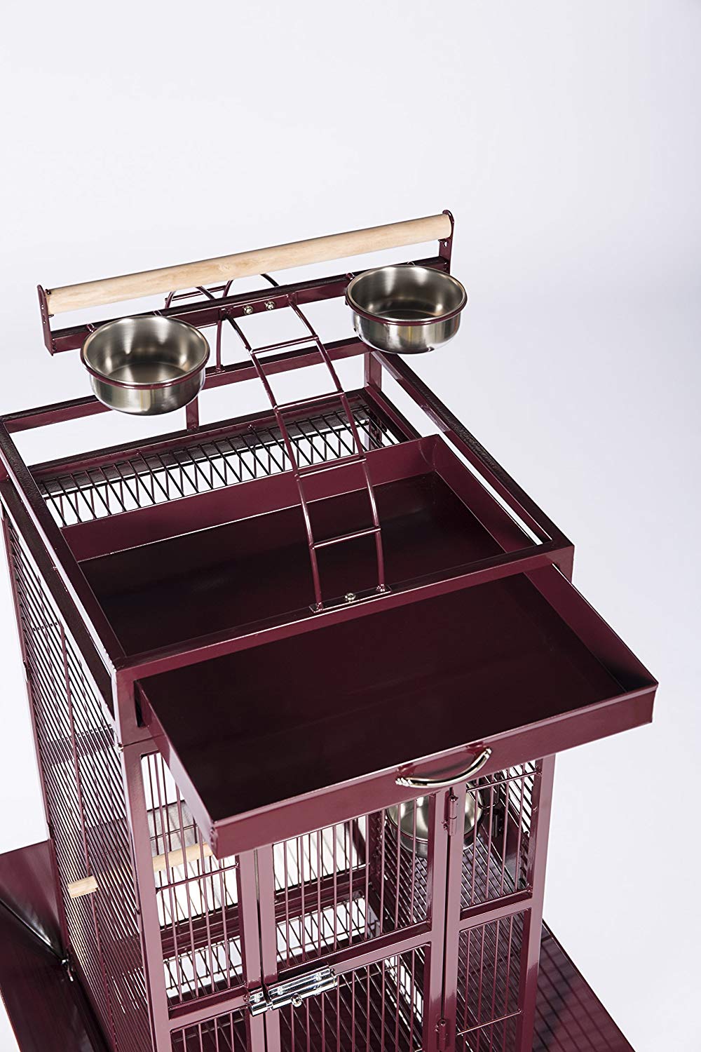 Prevue Pet Products Wrought Iron Select Bird Cage Black Hammertone 3151BLK