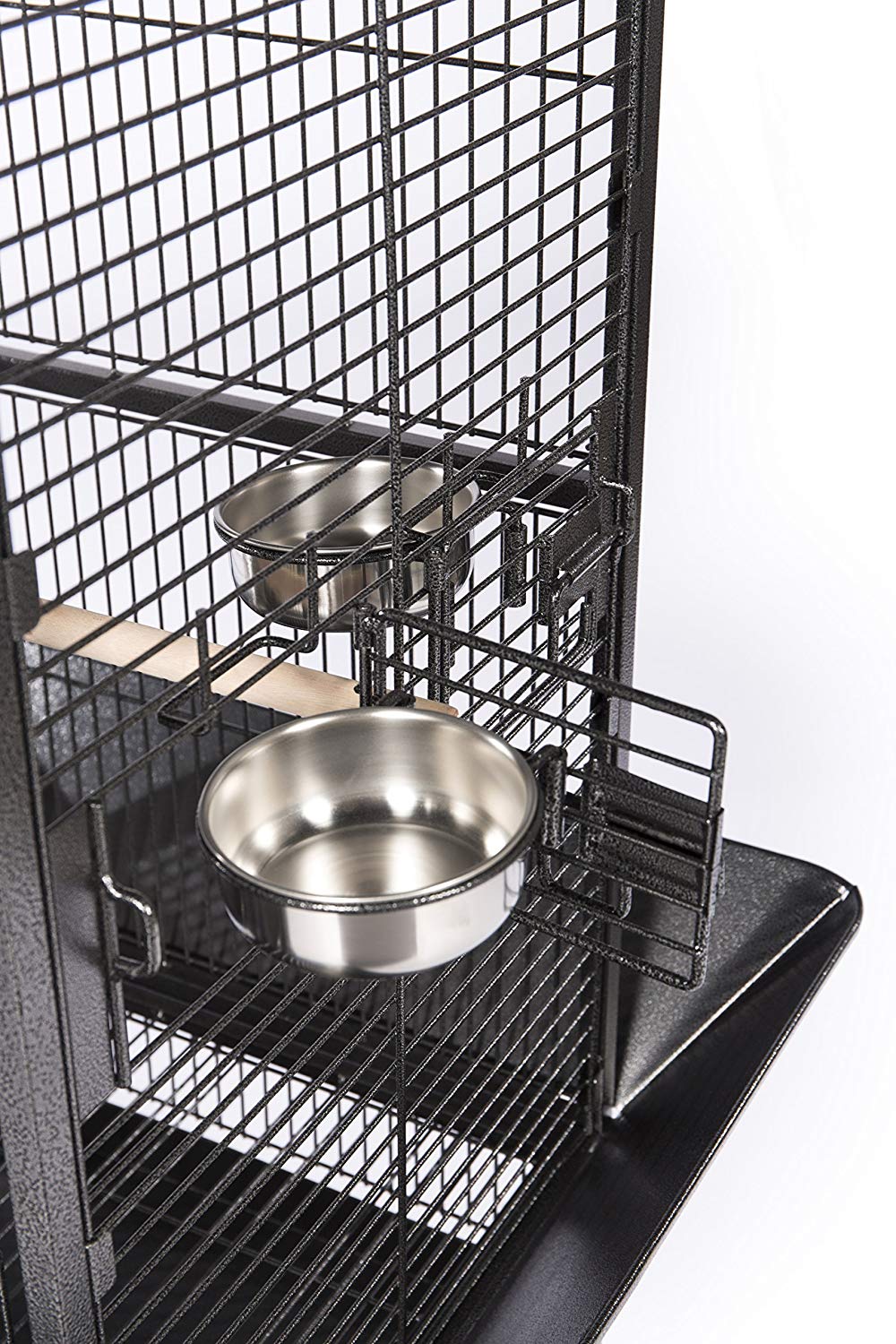 Prevue Pet Products Wrought Iron Select Bird Cage Black Hammertone 3151BLK