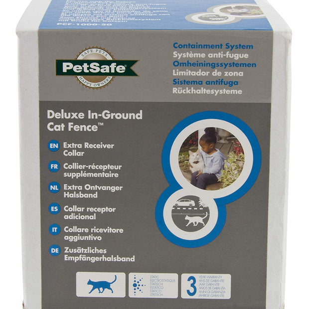 Colliers de récepteur de clôture de Petsafe pour les chats et les chiens, étanche, tonalité et correction statique