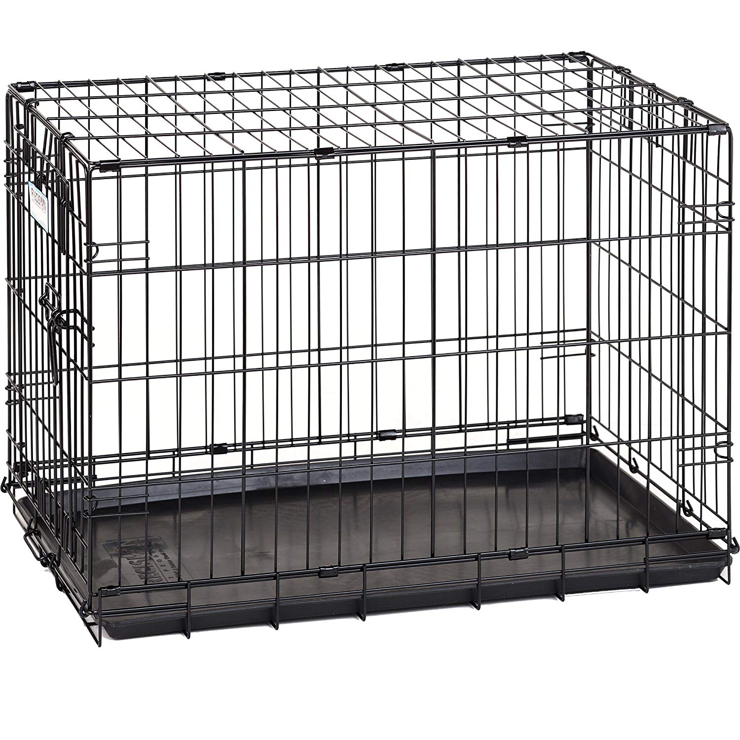 ProValu Single-Door Dog Crate in Black