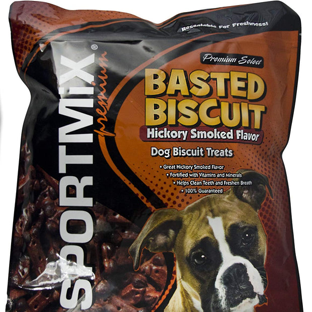 Sportmix Wholesomes Biscuit Basted avec des friandises pour chiens sans grain de bacon fumé, 3 lb.