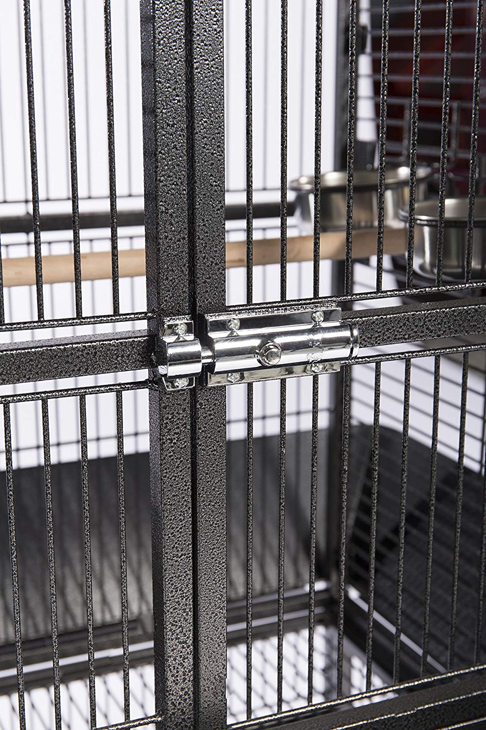 Prevue Pet Products Wrought Iron Select Bird Cage Black Hammertone 3151BLK