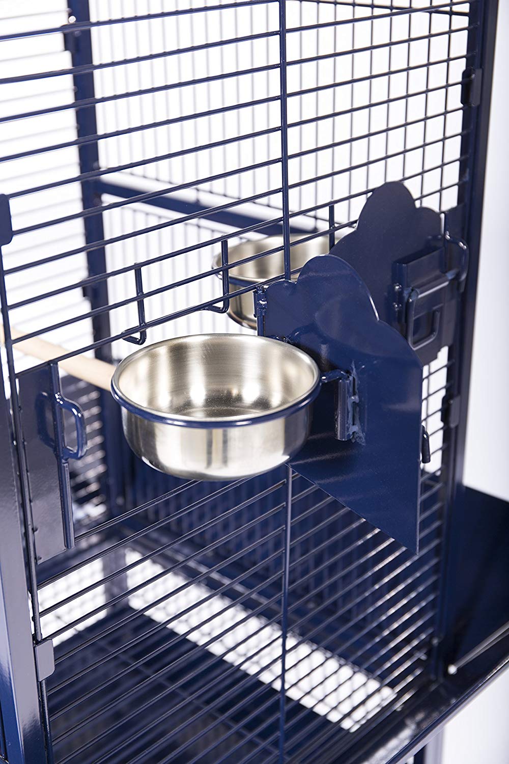 Prevue Pet Products Wrought Iron Select Bird Cage Black Hammertone 3151BLK