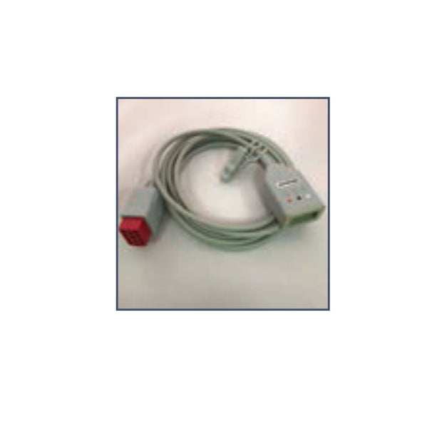 BM5/BM7 ECG extension cable & 3 lead ECG cable - Square Connector