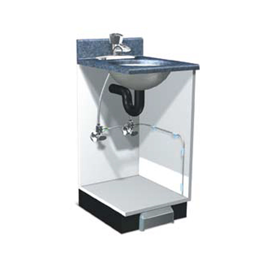 Surgeons Sink with Foot Valves