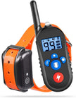 Dog Training Collar, Dog Shock Collar with Remote 2500ft Range with Beep Vibra Shock LED Light, Waterproof IPX7 Electric Dog Bark Collar for Medium Large Dogs