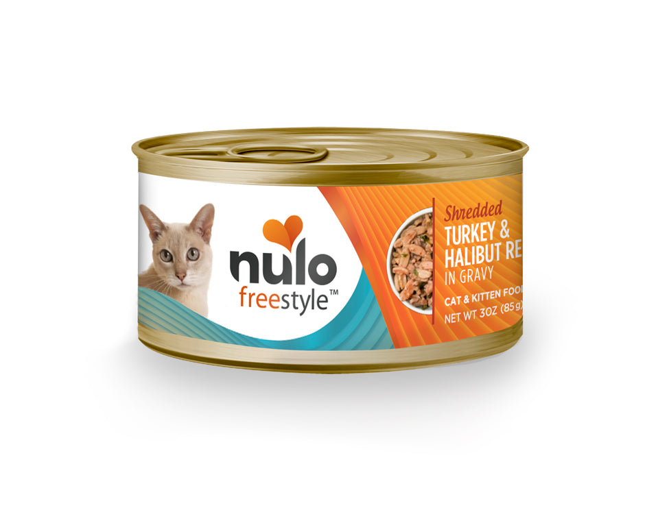 Wet Food - FreeStyle - Cat - Shredded Turkey & Halibut in Gravy Recipe