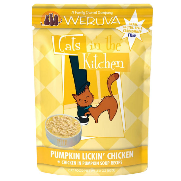 Pumpkin Lickin Chicken - Pouch - Cat