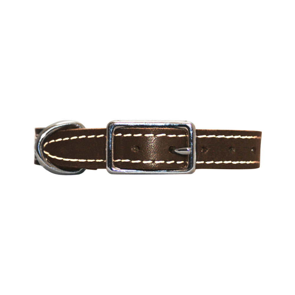Collar - Single Leather - Brown