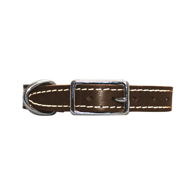 Collar - Single Leather - Brown
