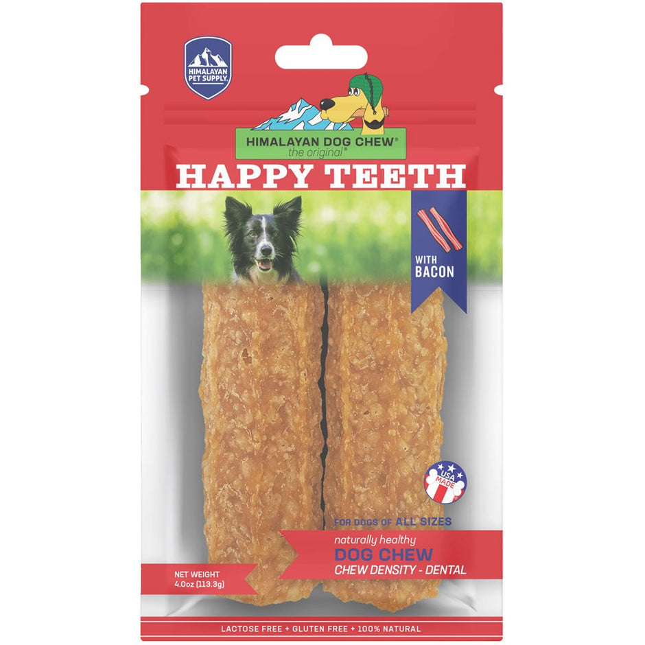 Happy Teeth Dental Chew - Bacon