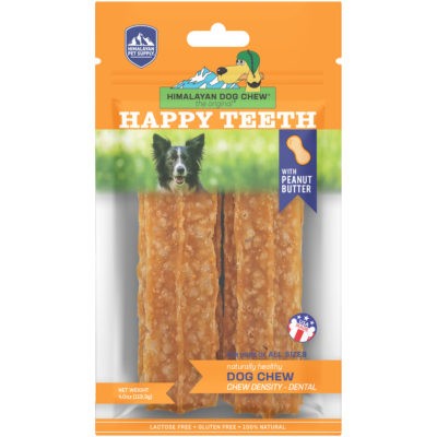 Happy Teeth Dental Chew - Peanut Butter