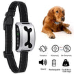 Dog Bark Collar, Adoric Life Adjustable Rechargeable Humane Rainproof Training Collar with 7 Sensitivity & 3 Modes, Beep Vibration & Safe Shock for Small Medium Large Different Sizes Dogs (Silver)